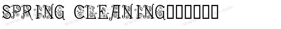 Spring Cleaning字体转换